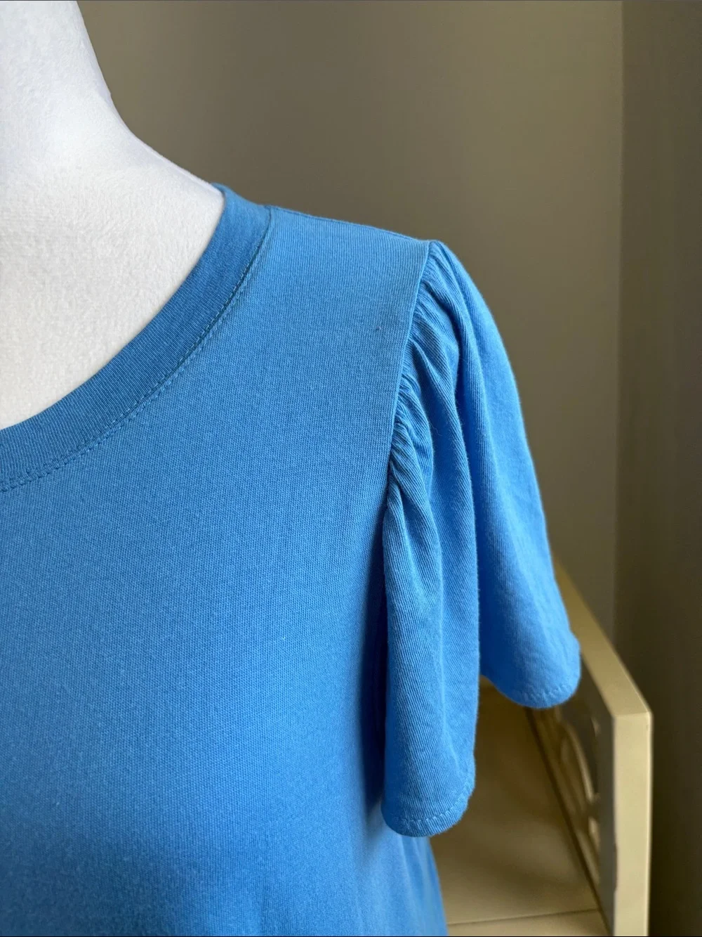 J. Crew Short Sleeve Tiered Mini Dress